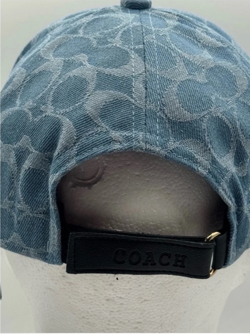 COACH Denim Baseball Cap • NEW WITH TAGS • AUTHENTIC